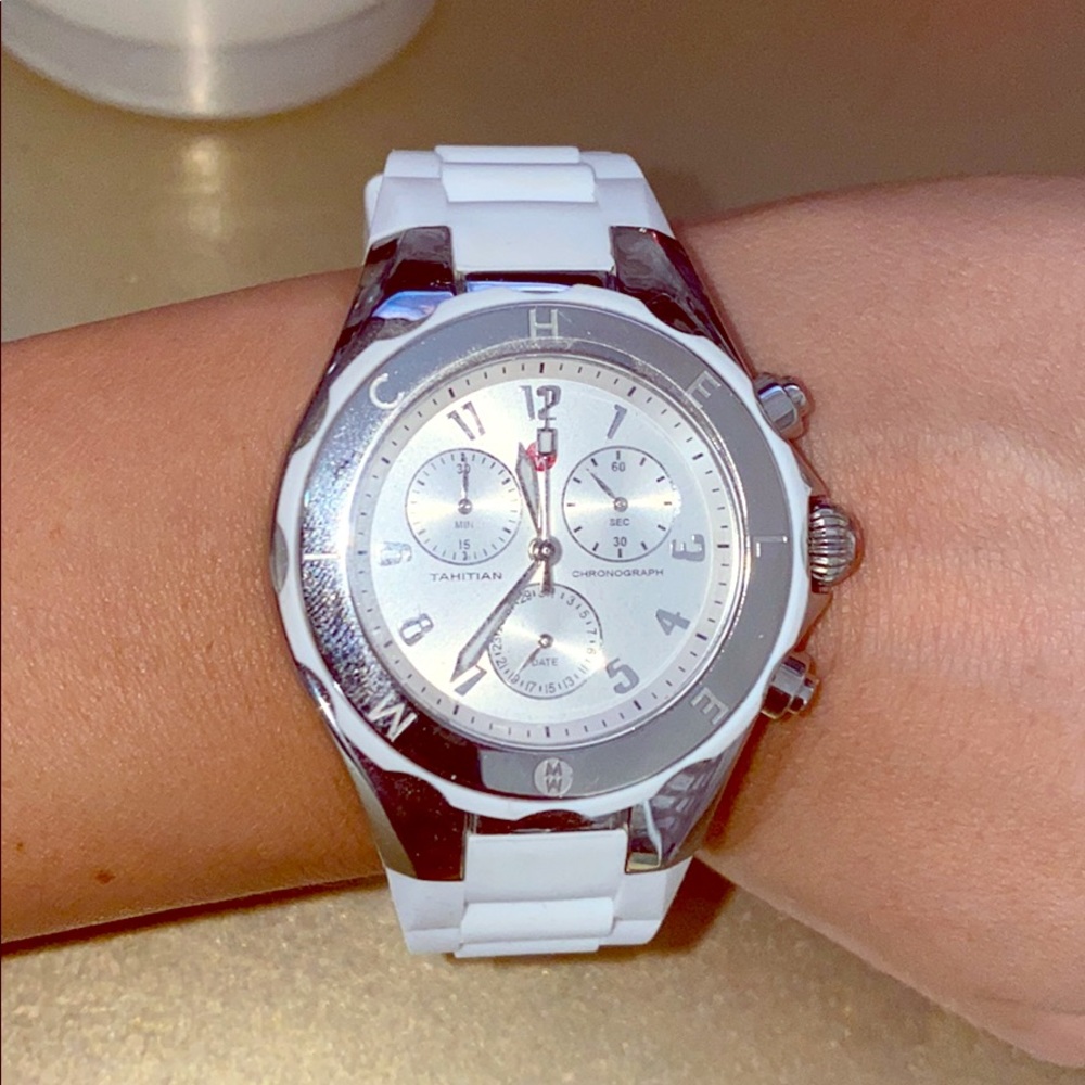 Michele Tahitian jelly watch